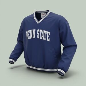 Vintage Penn State Nittany Lions Windshirt Team Edition Navy XXL Y2K Pullover